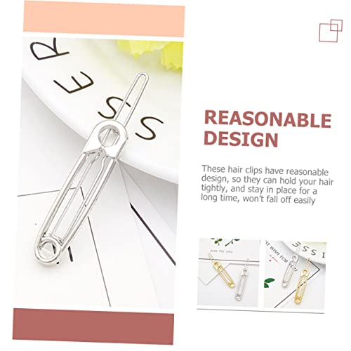 CTIRCHIU 12 Stück Teiliges Haarschmuck Sicherheitsnadeln Haarklammern für Mädchen und Frauen Langlebige Metall Haarspangen Klassisches Silbernes Design Geeignet für Haartypen und Anlässe von CTIRCHIU