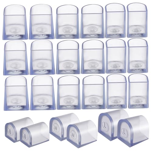 CTIRCHIU 12 Paar Schutzschuhabsatzhüllen Transparent rutschfest Langlebig Schuhzubehör Für Damen Für Hohe Absätze Und Tanzschuhe von CTIRCHIU