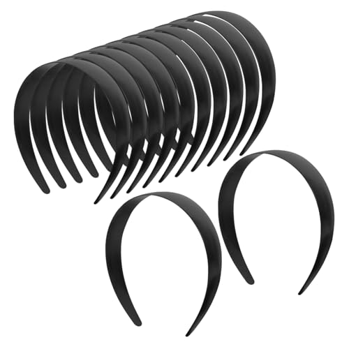 CTIRCHIU 12stücke Einfarbige Haarbänder Ohne Zähne Haarschmuck Für Frauen Und Mädchen Vielseitig Einsetzbar Für Individuelle Styles Und Anlässe von CTIRCHIU