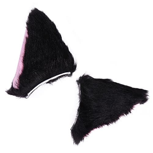 CTIRCHIU Katzenohren Haarclip Für Junge Mädchen Plüsch Haarspange Für Cosplay Und Kostümpartys Einzigartiger Kopfschmuck Für Halloween Und Fasching Attraktive Haaraccessoires Für Mädchen von CTIRCHIU