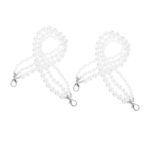 CTIRCHIU 1paar Perlen Schuhketten Für Damen Handgefertigte Schmuckaccessoires Für Sneakers Und Stiefel Stilvolle Dekoration Für Jeden Anlass Langlebig Und Einzigartig von CTIRCHIU