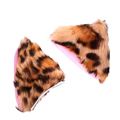 CTIRCHIU Katzenohren Haarspange Dekoration Plüsch Haarspange Haarband Junge Mädchen Party Kopfschmuck Haarnadel Handwaschbar von CTIRCHIU