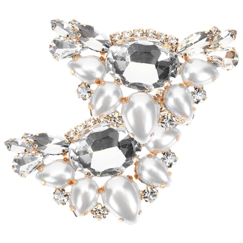 CTIRCHIU 1Paar Wasserdichte Schuhclips mit Blumen Design Abnehmbare Schuhaccessoires für Damen für Hochzeiten und Besondere Anlässe CTIRCHIU 1Paar Wasserdichte Schuhclips mit Blumen Design Abnehmbare Schuhaccessoires für Damen für Hochzeiten und Besondere Anlässe von CTIRCHIU