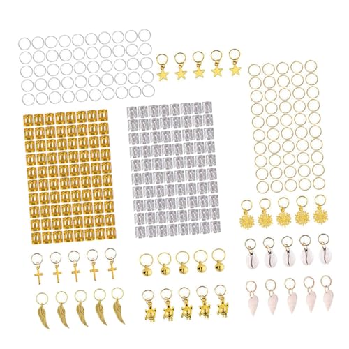 CTIRCHIU Schmuck Haarspangen Für Dreadlocks Metall Haarnadel Flechtenringe Als Party Dekoration Diy Zubehör Für Langes Kurze Lockige Glattes Haar Zöpfe von CTIRCHIU