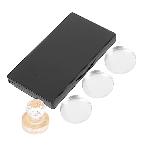 CTIRCHIU 1Satz Lidschatten Palette mit Spiegel Leere Make Up Aufbewahrung mit Runden Lidschatten Pfannen für Kosmetikliebhaber Tragbar und Stabil für Täglichen Gebrauch von CTIRCHIU