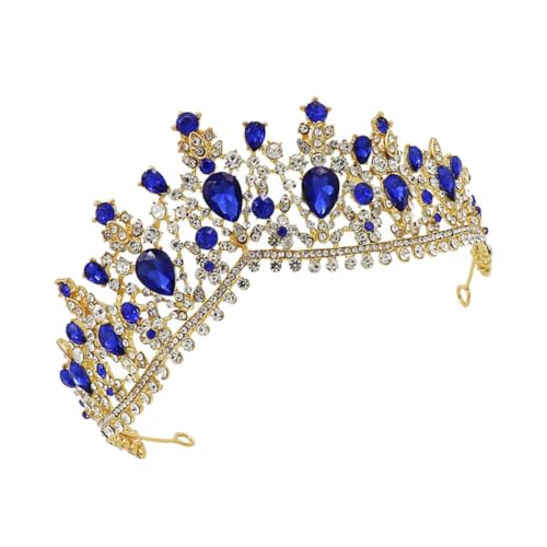 CTIRCHIU 1Stück Barockstil Brautkrone mit Tiara für Hochzeiten Partys und Besondere Anlässe Perfektes Haaraccessoire für Ihren Bridal Look von CTIRCHIU