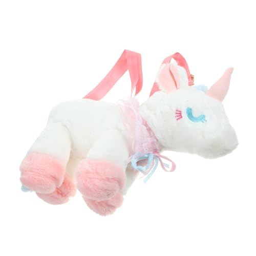 CTIRCHIU Plüsch Umhängetasche Einhorn Niedliche Damen Handtasche Weiche Cartoon Tasche mit Reißverschluss für Mädchen CTIRCHIU Plüsch Umhängetasche Einhorn Niedliche Damen Handtasche Weiche Cartoon Tasche mit Reißverschluss für Mädchen von CTIRCHIU