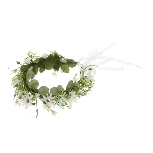 CTIRCHIU 1Stück Daisy Stirnband Braut Haarschmuck für Hochzeit und Festivals Handgefertigt Leicht und Bequem Bezauberndes Design von CTIRCHIU