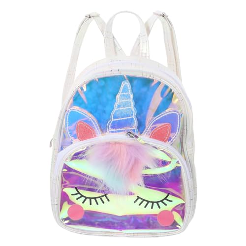 CTIRCHIU 1Stück Einhorn Design Schulrucksack für Mädchen Große Kapazität Verstellbare TPU Transparent für Schule und Freizeit Perfekter Mädchen Rucksack von CTIRCHIU
