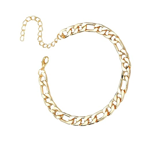 CTIRCHIU Stylische Elegante Fußkette Für Damen Punk-Style Metall Fußschmuck in Gold Wasserfest Und Leicht Perfektes Accessoire Für Sommer Und Strand Für Jeden Anlass von CTIRCHIU