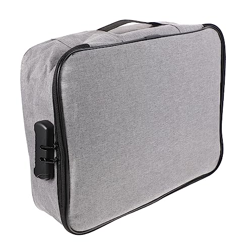 CTIRCHIU 1Stück Handheld Dokumentenhalter mit Code Großer Speicherbeutel für Zertifikate Fotos Dokumente Robust Vielseitig Einsetzbar Lagig von CTIRCHIU