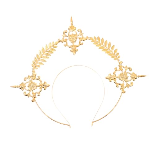 CTIRCHIU Goldenes Sternen Stirnband Retro Haarschmuck Für Mädchen Stilvoller Kopfschmuck Prop Für Karneval Foto-events Und Kostümpartys Bruchfest Und Langlebig Fein Verarbeitet von CTIRCHIU
