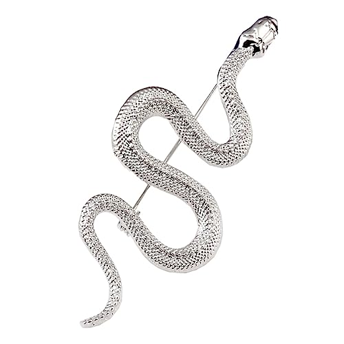 CTIRCHIU Schlangenform Brosche Für Damen Und Herren Elegante Bekleidungsaccessoires Aus Langlebiger Rustfrei Und Stilvoll Für Jacken Und Anzüge von CTIRCHIU