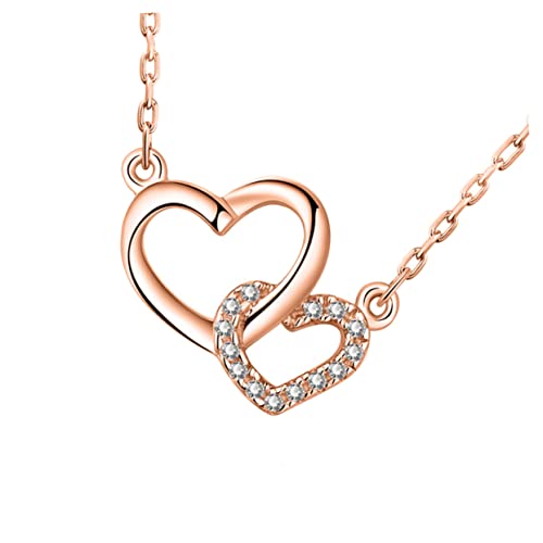 CTIRCHIU 1Stück Sterling Halskette für Frauen Schmuckdekoration für Valentinstag Geburtstage Besondere Anlässe Romantisches mit Kreuzkette von CTIRCHIU