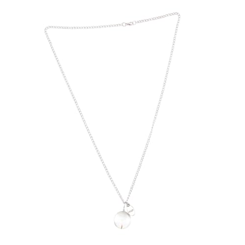 CTIRCHIU Damen Halskette Mit Glas Anhänger Silber Halsschmuck Einzigartiger Hals Anhänger Für Party Geburtstag von CTIRCHIU