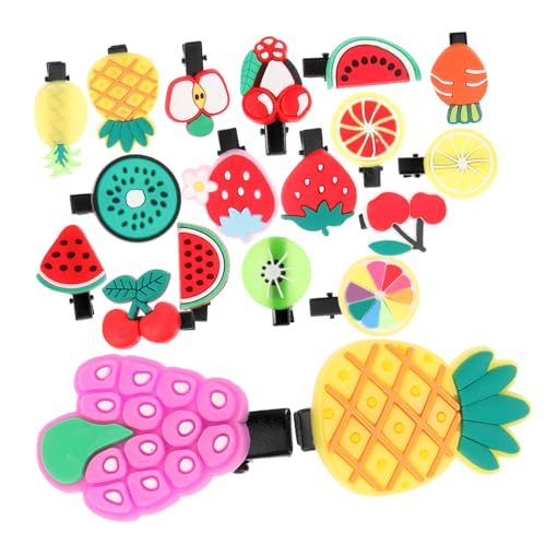 CTIRCHIU 2 Satz Bunte Haarspangen Teilig Obst Design Haarklammern für Damen Mädchen Modischer Haarschmuck Langlebig und Leicht Kombinierbar mit Verschiedenen Outfits von CTIRCHIU