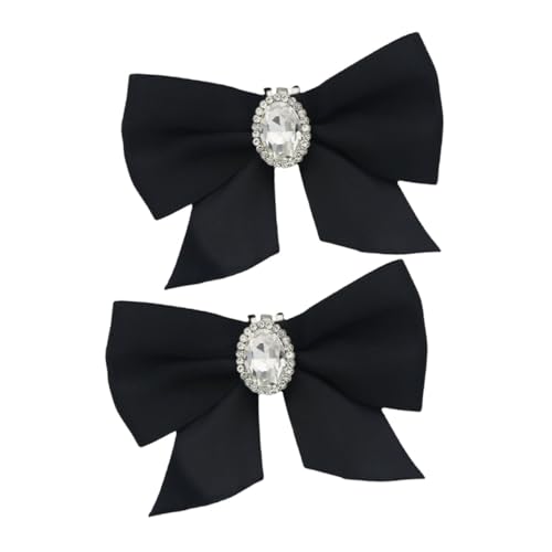 CTIRCHIU 2 Stück Abnehmbare Schleifen Schuhclips Rote Hochzeitsschuh buckles für Brautschuhe Hohe Absätze Pumps Dekorative Schuh accessoires Damen Festliche Anlässe von CTIRCHIU