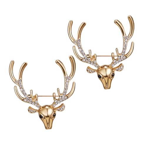 CTIRCHIU 2 Stück Brosche mit Funkelnden Strasssteinen Anstecknadeln aus Langlebiger Zinklegierung Vielseitiger Schmuck für Damen für Kleidung und Revers Stilvolles Accessoire von CTIRCHIU