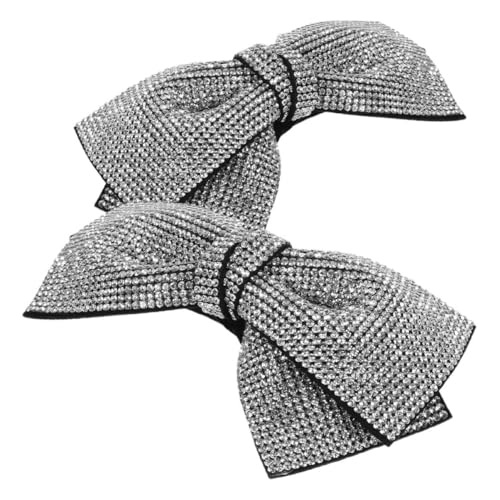 CTIRCHIU 2 Stück Glitzernde Haarklammer mit Schleifen Haarspangen für Damen Funkelnde Haaraccessoires für Hochzeiten und Partys Große Haarclips von CTIRCHIU