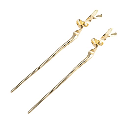 CTIRCHIU 2stücke Elegante Haarstäbchen Im Vintage-stil Geometrische Metall-haarpins in Gold Für Frauen Traditioneller Haarschmuck Für Lange Haare Festliche Anlässe Und Cosplay von CTIRCHIU