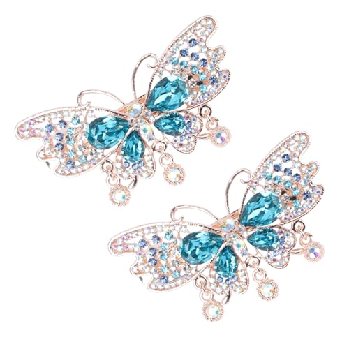 CTIRCHIU 2stücke Wasserfall Ponytail Mit Kristall Design Automatische Haarspangen Für Frauen Und Mädchen Für Partys Und Besondere Anlässe Leicht Und Bequem von CTIRCHIU