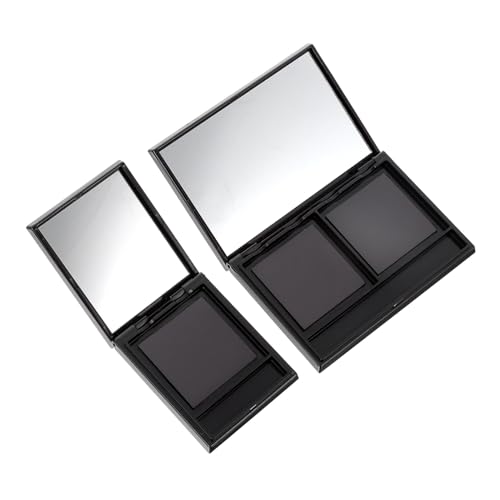 CTIRCHIU 2 Stück Leere Magnetische Make Up Palette Teiliges für Lidschatten Blush DIY Kosmetik Organizer Tragbar Robust Geruchsfrei Geeignet für Individuelles Nachfüllen von CTIRCHIU