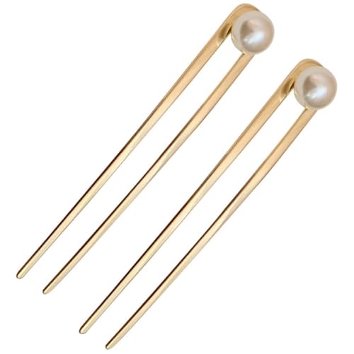 CTIRCHIU 2 Stück Metall Haarnadel mit Perlen U förmige Haargabel für Damen Eleganter Haarschmuck zum Stecken Dutt Halter Geeignet für Hochzeit Party Festival und Alltag CTIRCHIU 2 Stück Metall Haarnadel mit Perlen U förmige Haargabel für Damen Eleganter Haarschmuck zum Stecken Dutt Halter Geeignet für Hochzeit Party Festival und Alltag von CTIRCHIU