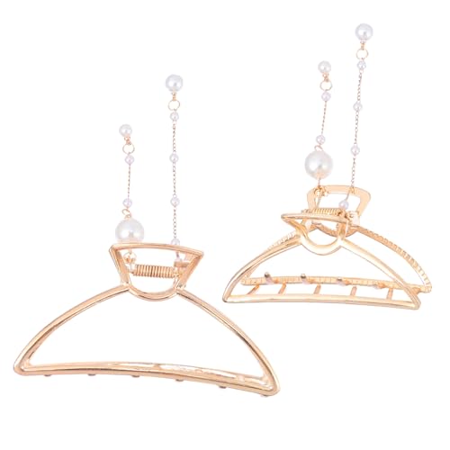 CTIRCHIU 2 Stück Teiliges Perlen Quasten Haarspangen Leichte Metall Haarclips Glatte Oberfläche Sicheres Haarklammern für Damen Modischer Haarschmuck für Alltag und Party CTIRCHIU 2 Stück Teiliges Perlen Quasten Haarspangen Leichte Metall Haarclips Glatte Oberfläche Sicheres Haarklammern für Damen Modischer Haarschmuck für Alltag und Party von CTIRCHIU