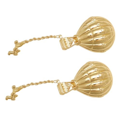 CTIRCHIU Vintage Heißluftballon Broschen 2 Stück Damen Anstecknadeln Legierung Modisches Retro Design für Hut Mantel und Kleidung Vielseitige Schmucknadel für Verschiedene Anlässe von CTIRCHIU