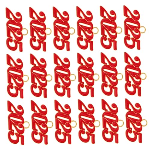CTIRCHIU 20 Stück Graduation Charms Zinklegierung für Diy Schmuckherstellung für Armbänder und Schlüsselanhänger für Abschlussfeiern und Neujahrsfeiern von CTIRCHIU