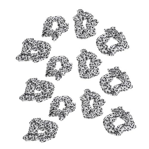 CTIRCHIU 20stücke Haargummis Mit Kuh-druck Elastische Scrunchies Für Mädchen Und Kleinkinder Dekorative Haarband Haarschmuck Für Party Und Pferdeschwanz von CTIRCHIU