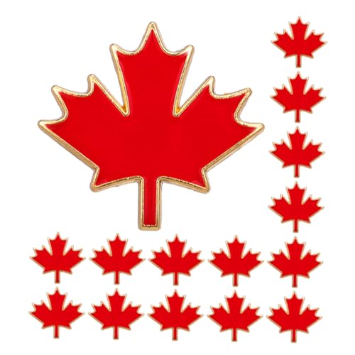 CTIRCHIU Stück Ahornblatt Brosche Langlebigem Metall Detailliertes Design für Stilvolle Outfits für Hochzeiten Thanksgiving Modisches Accessoire für Damen Herren von CTIRCHIU