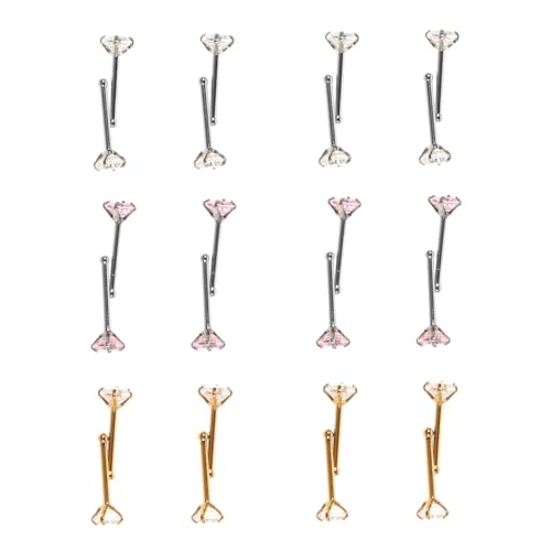 CTIRCHIU 24 Stück Teiliges Nasenpiercing aus mit Klaren und Farbigen Zirkonia Gerader Stift Hautfreundlich Nasenstecker für Damen Komfortabel und Langlebig von CTIRCHIU
