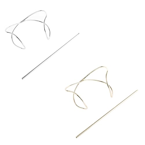 CTIRCHIU 2sätze Haarstäbe Aus Legierung Einfach Und Schön Als Kopfschmuck Für Frauen Und Mädchen Für Alltag Und Festlichkeiten von CTIRCHIU