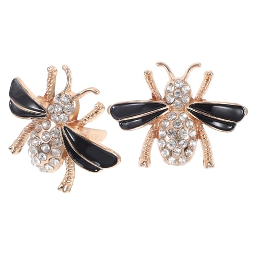 CTIRCHIU 2 Stück Damen Schuh in Bienenform Dekorative Schuhclips mit Strass Flache Schuhschnallen für Verschiedene Anlässe von CTIRCHIU
