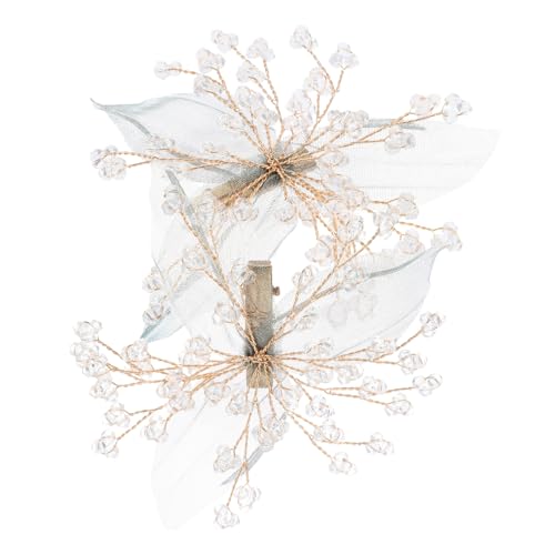 CTIRCHIU 2stücke Grüne Aus Kristall Für Damen Elegantes Haarschmuck Für Hochzeiten Und Besondere Anlässe von CTIRCHIU