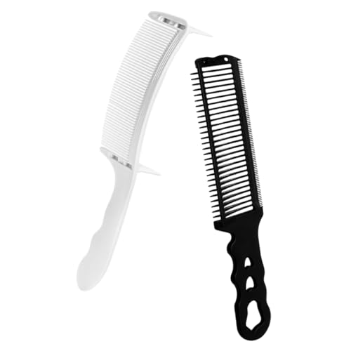 CTIRCHIU 2Stücke Friseurkamm Positionierungskamm und Haarschneidekamm für Männer für Friseure und Zuhause aus Stabilem Einfach zu Bedienen Ergonomisches Design von CTIRCHIU