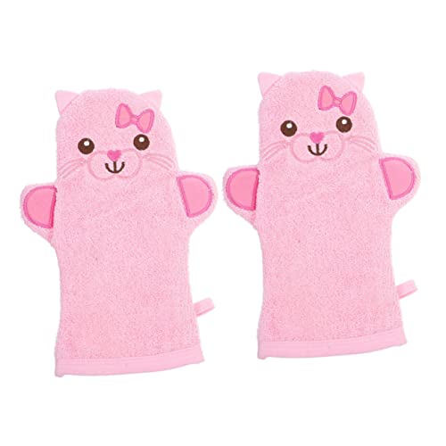 CTIRCHIU 2stücke Badehandschuhe Mit Cartoon-motiven Für Junge Mädchen Peeling-handschuhe Aus Hochwertigem Material Tragbarer Körperwäscher Für Körperreinigung Und Massage von CTIRCHIU