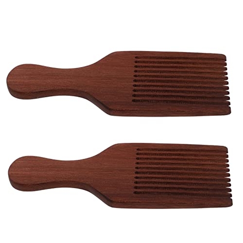 CTIRCHIU 2Stücke Lange Holz Haarstylingkämme Praktischer Glatter Kamm aus Natürlichem Holz für Haartypen für Männer und Entwirr und Pflegewerkzeug von CTIRCHIU