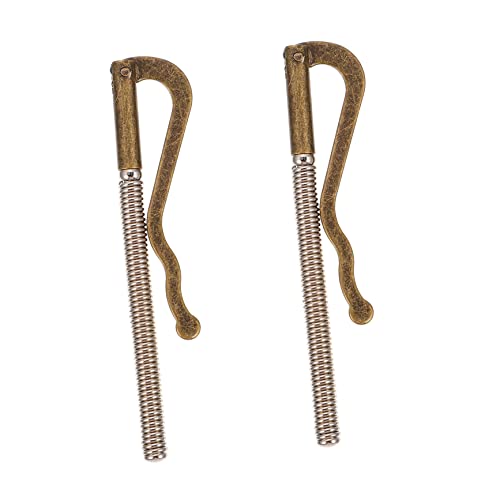 CTIRCHIU 2stücke Metall Geldscheinklammer Federclips Für Kreditkarten Und Bargeld Langlebiger Geldhalter Antikbronze Für Geldbörse Und Rechnungen von CTIRCHIU