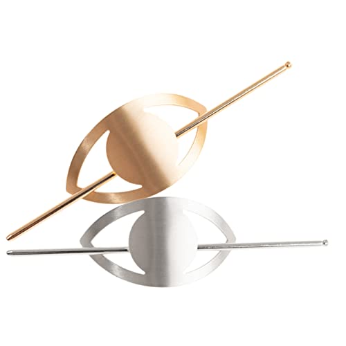 CTIRCHIU 2 Stück Metall Haarstäbchen Haarnadeln für Dutt U-Förmige Haarspangen Haarschmuck für und Mädchen Vintage Haarnadeln für Hochsteckfrisuren von CTIRCHIU