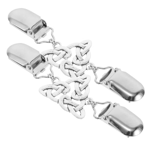 CTIRCHIU 2Stücke Metall Pullover Clips für Frauen Retro Strickjacken Kragen Clips Dekorative Modekleidungsklammern für Schals und Pullover Vielseitige Verwendung und von CTIRCHIU