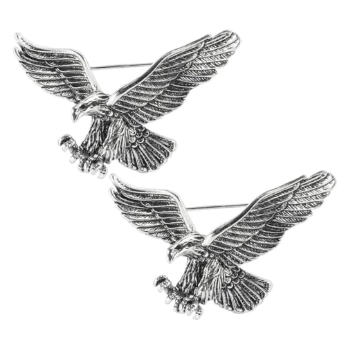 CTIRCHIU 2Stücke Retro Brosche Anstecknadel Legierung Kleidungsdekor für Anzug Hemd und Schal Geeignet für Damen und Herren von CTIRCHIU