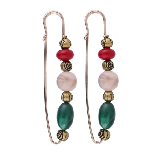 CTIRCHIU 2stücke Brosche Klemme Perlen Brosche Kleidung Pullover Schal Strickjacke Klemmfixierung von CTIRCHIU