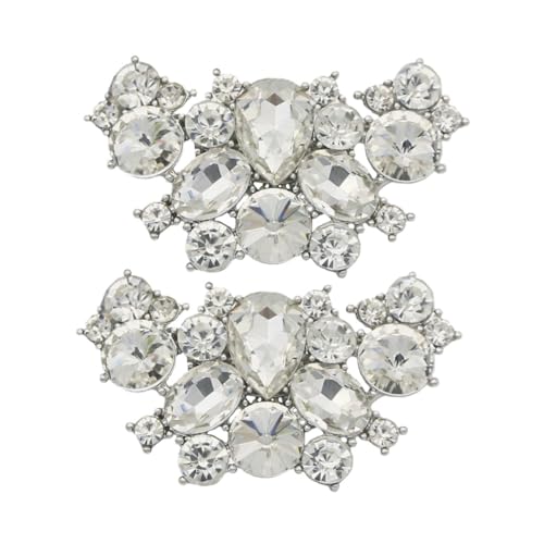 CTIRCHIU 2stücke Strass Schuhclips Schuhschmuck Dekorative Schuh Schnallen Für Damen Schuhe Hochzeit Geburtstag Geschenke von CTIRCHIU