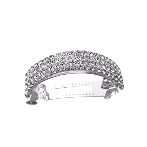 CTIRCHIU 2Stücke Silberne Haarspangen für Frauen und Mädchen Glitzernde Haarnadeln Legierung für Jede Frisur und Besondere Anlässe von CTIRCHIU