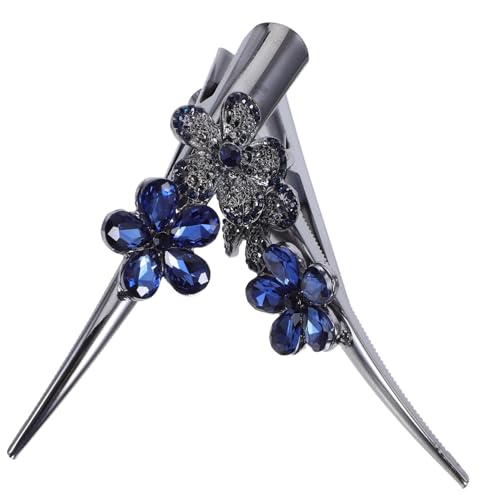 CTIRCHIU 2 Stück Retro Haarschmuck Haarspangen mit Strasssteinen Metall Haarnadel Clip für Damen Blumen Haarspange für Hochzeiten und Brautjungfern von CTIRCHIU