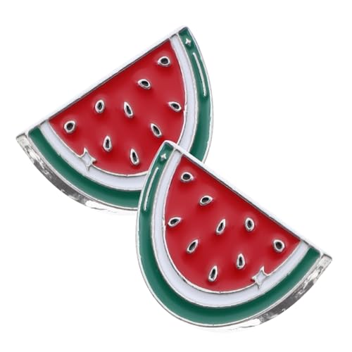 CTIRCHIU 2 Stück Wassermelonen Brosche Pin Legierung für Damen Vintage Reversabzeichen Pullover Clip für Schals und Kleider von CTIRCHIU