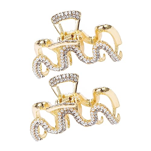 CTIRCHIU 2 Stück Kleine Haarklammern mit Perlenverschluss Design Damen Kopfschmuck für Frisuren Haarklammern für CTIRCHIU 2 Stück Kleine Haarklammern mit Perlenverschluss Design Damen Kopfschmuck für Frisuren Haarklammern für von CTIRCHIU