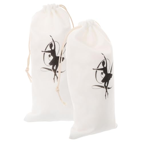 CTIRCHIU 2stücke Ballettschuhtasche Mit Kordelzug Aufbewahrungstasche Für Tanzschuhe Großes Fassungsvermögen Tragbar Für Damen Geeignet Für Ballett Und Tanztraining von CTIRCHIU